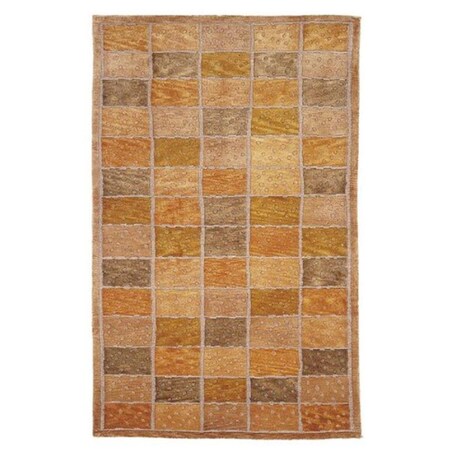 Safavieh 4 Ft. x 6 Ft. Small Rectangle- Contemporary Tibetan Hand Knotted Rug TB261A-4